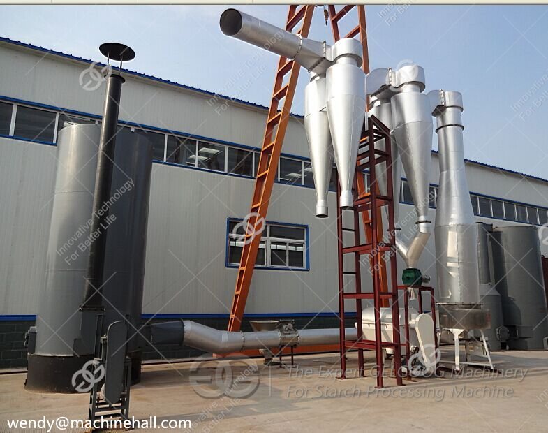 potato starch production plant with 1000kg per hour made in china